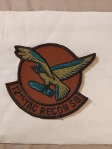 USAF 12th Tactical Recon Squadron Patch Beale AFB, California - Picture 1 of 5