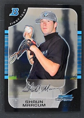Bowman Chrome #244 2005 Shaun Marcum Toronto Blue Jays Foto 1 de 2