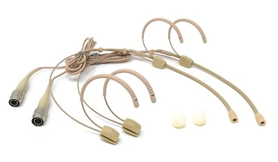 2(Pair) New Omnidirectional Double earhook Headset Microphone for Audio Technica - Image 1 of 3