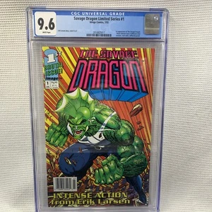 Savage Dragon Limited Series 1 CGC 9.6 Newsstand 1st Issue Key Erik Larson - Picture 1 of 4
