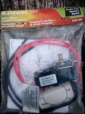 Dimplex DTK-DP DBL Double Pole Electric Baseboard Heater Thermostat Kit New - Image 1 of 4