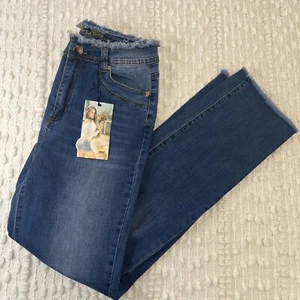 Girls AQ Denim Jeans Size 11 Style: H19358 NWT Colombia Five Pocket - Picture 1 of 15