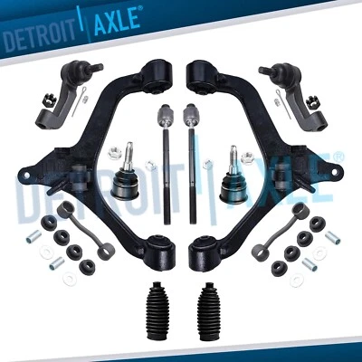 Front Lower Control Arm Tie Rod Ball Joint Sway Bars for 2002-2004 Jeep Liberty - Image 1 of 4