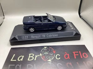 Solido 1/43 , vehicules miniatures collection, Renault 19 Cabriolet 1533 - Imagen 1 de 5