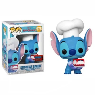 Funko pop Stitch As Baker Pastelero Disney Convencion 2020 limited edition #978 - Imagen 1 de 4