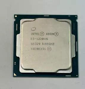 Intel Xeon E3-1220V6 SR329 3.00GHz FCLGA1151 4 Core 8 MB 8GT/s 72W Desktop CPU - Picture 1 of 3