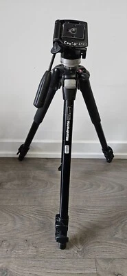 Manfrotto 055CLB Tripod w/ 390RC2 3-Way Pan-and-Tilt Head w/ Quick Release - Image 1 of 4