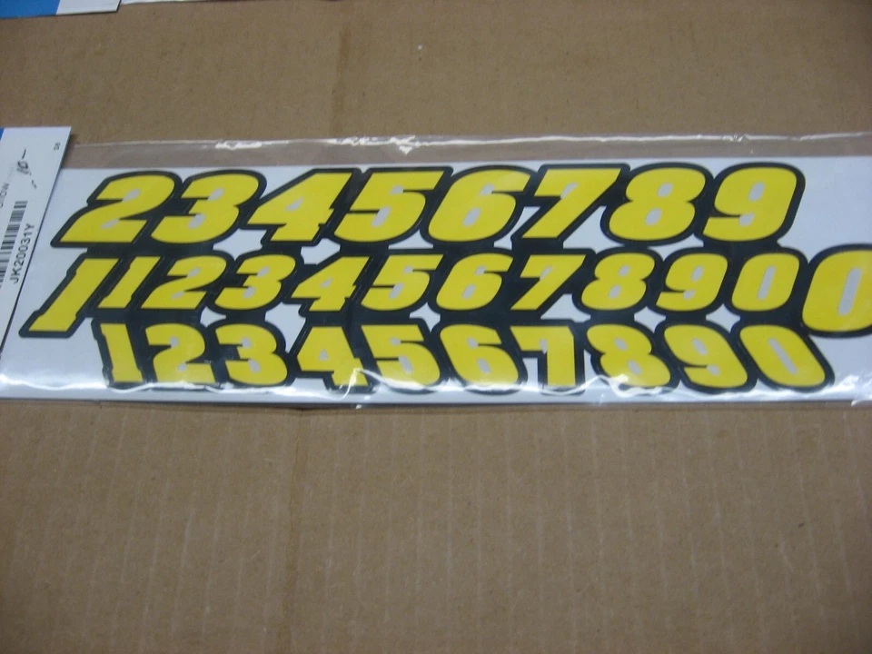 JK 1/24-1/25 VINILO STOCK NÚMEROS COCHE Foto 1 de 1