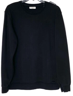 BALENCIAGA Paris Black Terry Knit Sweatshirt Pullover Jumper Sweater XXL 2XL - Image 1 of 4