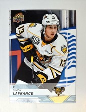 2018-19 18-19 UD Upper Deck CHL Base #211 Simon Lafrance