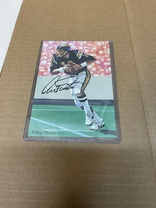 San Diego Chargers Dan Fouts #14 SIGNIERTE TORLINIENKUNSTKARTE HOF 1993 - Bild 1 von 1