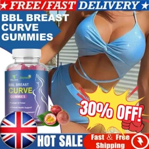 BBL BREAST & CURVE GUMMIES. VERY EFFECTIVE✅60 VEGAN GUMMIES. - Picture 1 of 17