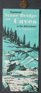 1960s Pottersville New York Stone Bridge Caverns Cave brochure Adirondacks Mtns- - Picture 1 of 1