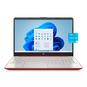 HP 15-dw1081wm 15.6" (Intel Pentium Gold 6405U, 2.4GHz, 4GB RAM, 500GB HDD)... - Picture 1 of 10
