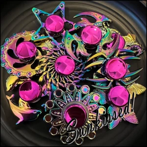 FIDGET SPINNER !! Rainbow Alloy Metal Material - Picture 1 of 21