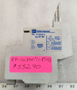 Eaton Cutler-Hammer 10-6530-3 Overload Relay Sub Assy w/ Lugs 3P - Picture 1 of 7