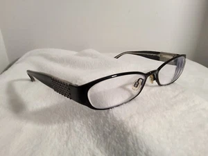 BEBE BB5019 Brave Eyeglass Frame Women's Smoky 52/16-135 mm Glitter Black - Picture 1 of 10