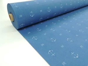 Tela Cádiz azul ancho 280 cm tela de tapicería marina tela de cortina tela decorativa barco - Imagen 1 de 7