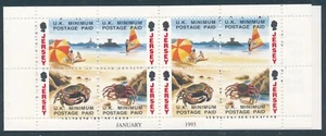 GB 1993 JERSEY POSTAGE PAID to U.K. BOOKLET FINE MINT MNH - Picture 1 of 3