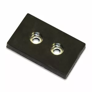 1X Rubber Coated Rectangular Pot Magnet 52x32x6 | Anti Scratch LED Camera Mount - Bild 1 von 3