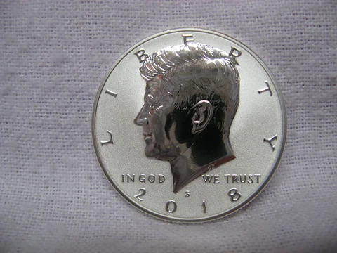 2018 S "REVERSE PROOF" Kennedy 90% SILVER, Gem Quality, Deep Cameo Cover