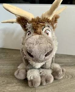 Frozen Sitting Sven Reindeer 14" Soft Plush Disney Store - Picture 1 of 7