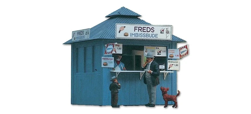 Piko 62021 G Freds Snack Bar Building Kit - Image 1 of 1