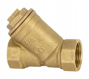 Schrägsitzfilter 3/4" DN20 Magnetfilter Messing 120°C 10 bar PZH DIAMOND - Bild 1 von 2