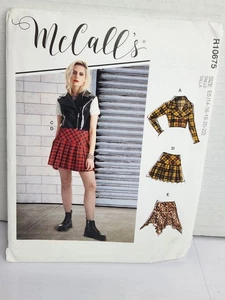 McCall’s R10675 Misses Chaqueta a Cuadros Chaleco Falda Disfraz Patrón Talla 14-22 Sin Cortar - Imagen 1 de 5