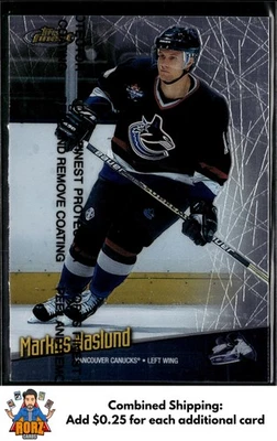 1998-99 Topps Finest #90 Markus Naslund Vancouver Canucks - Image 1 of 2