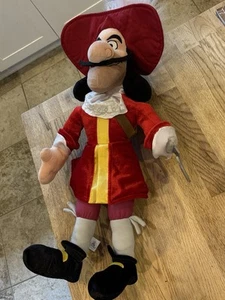 Disney Captain Hook 22 Zoll Plüschpuppe Peter Pan Villain - Bild 1 von 8