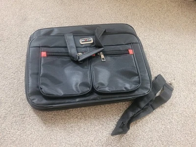 New black laptop case briefcase bag Business work Notebook - Image 1 of 4