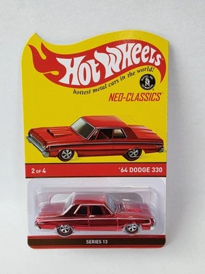 HOT WHEELS RLC NEO CLASSICS '64 DODGE 330 NEW VERY NICE!!! RC161 - Image 1 of 4