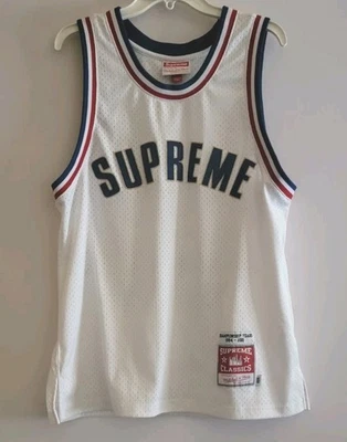 Camiseta deportiva de baloncesto Supreme SS21 Mitchell & Ness para hombre talla 40M 💯% auténtica  Foto 1 de 4