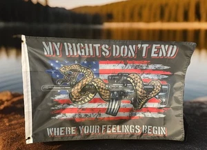 American Rights Flaggen für außen 2’x3’ INDOOR Outdoor Haus - Bild 1 von 3