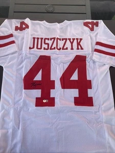 Kyle Juszczyk Autographed Signed XL Custom 49ers Jersey-Beckett Witnessed - Imagen 1 de 8