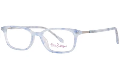 Anteojos Lilly Pulitzer Gabbi Mini SE para niñas jóvenes Seabreeze borde completo 47 mm Foto 1 de 4