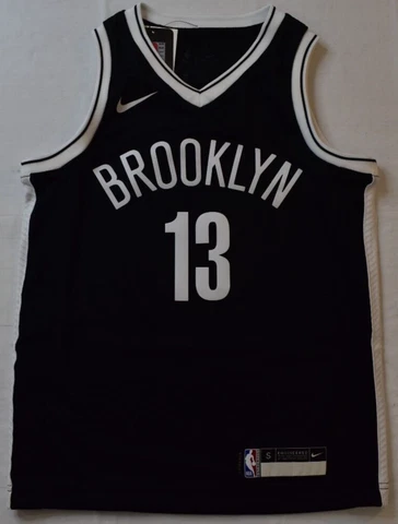 Nike NBA Youth Boys Brooklyn Nets James Harden Black Swingman Jersey NWT M Cover