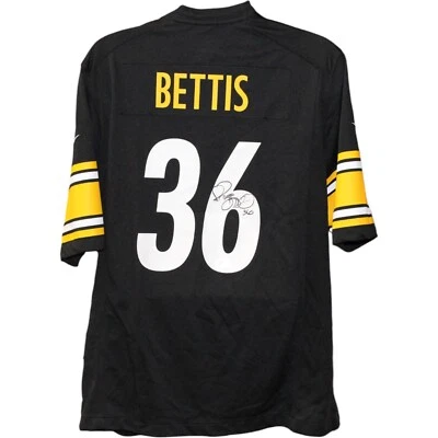 Camiseta deportiva Nike Beckett 44401 autografiada/firmada por Jerome Bettis de los Pittsburgh Steelers Foto 1 de 4