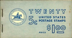 US #BK110 5c Washington Plate Number F-VF MNH $45 - Picture 1 of 2