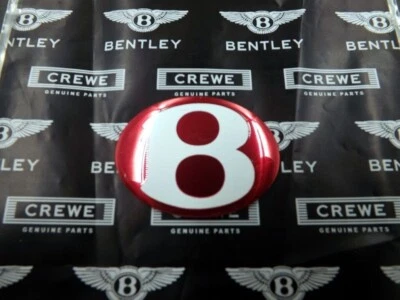 Новый оригинальный производитель передний красный значок гриля Bentley Continental GT GTC и летающая шпора 2012 + - Изображение 1 из 4