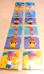 TWO-1992 RUSS TROLLS 6 Little MINI FUN BOOKS New SEALED "FUN PARTY FAVORS!" - Picture 1 of 5