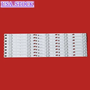 LED Strips For Hitachi 49E301 TCL 49D1600 ODM 49_D1600 49L510U18 49HR332M05A0 - Picture 1 of 5