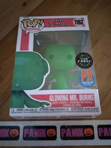 Funko Pop The Simpsons GITD Glowing Mr. Burns #1162 PX Previews Exclusive Chase - Imagen 1 de 4