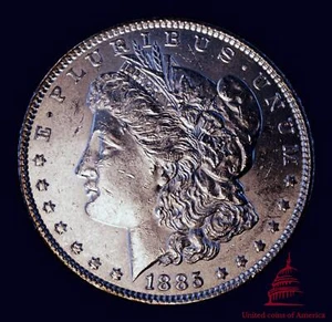 1885 Morgan 1 Dollar - Picture 1 of 2