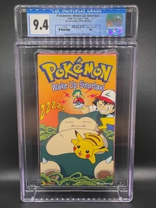 Pokemon Vol. 13 Wake Up Snorlax! Factory Sealed Graded VHS Tape CGC 9.4 Seal A+ - Picture 1 of 2