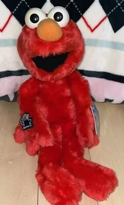NWT Applause Elmo Plush Sesame Street 90s Vintage 1993 Yellow Plastic Eye Defect - Picture 1 of 20