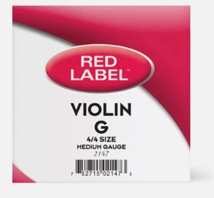 Violin Single G String 4/4 Medium Red Label 2147 - Picture 1 of 19