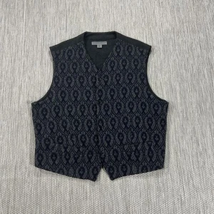 Le Collezioni Structure Vest Men XL Gray Wool Blend Sweater Italian Waist Coat - Picture 1 of 12