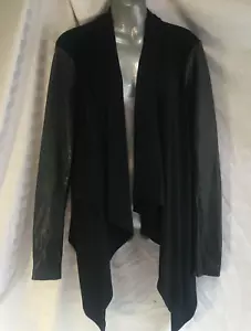 Chaqueta de Cuero DANIER Canadá Genuina Mantequilla Suave Para Mujer Negra Talla 14-16 Med - Imagen 1 de 14